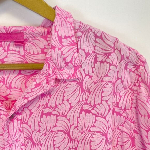 Fresh Produce Pink Cotton Button Down Top - Picture 4 of 12